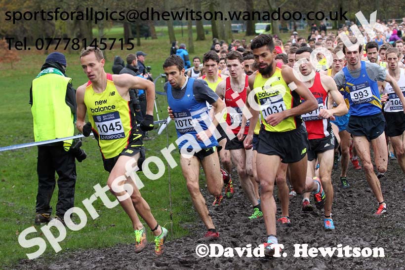 Senior men, British Athletics Liverpool Cross Challenge, Sefton Park, Liverpool. Photo: David T. Hewitson/Sports for All Pics